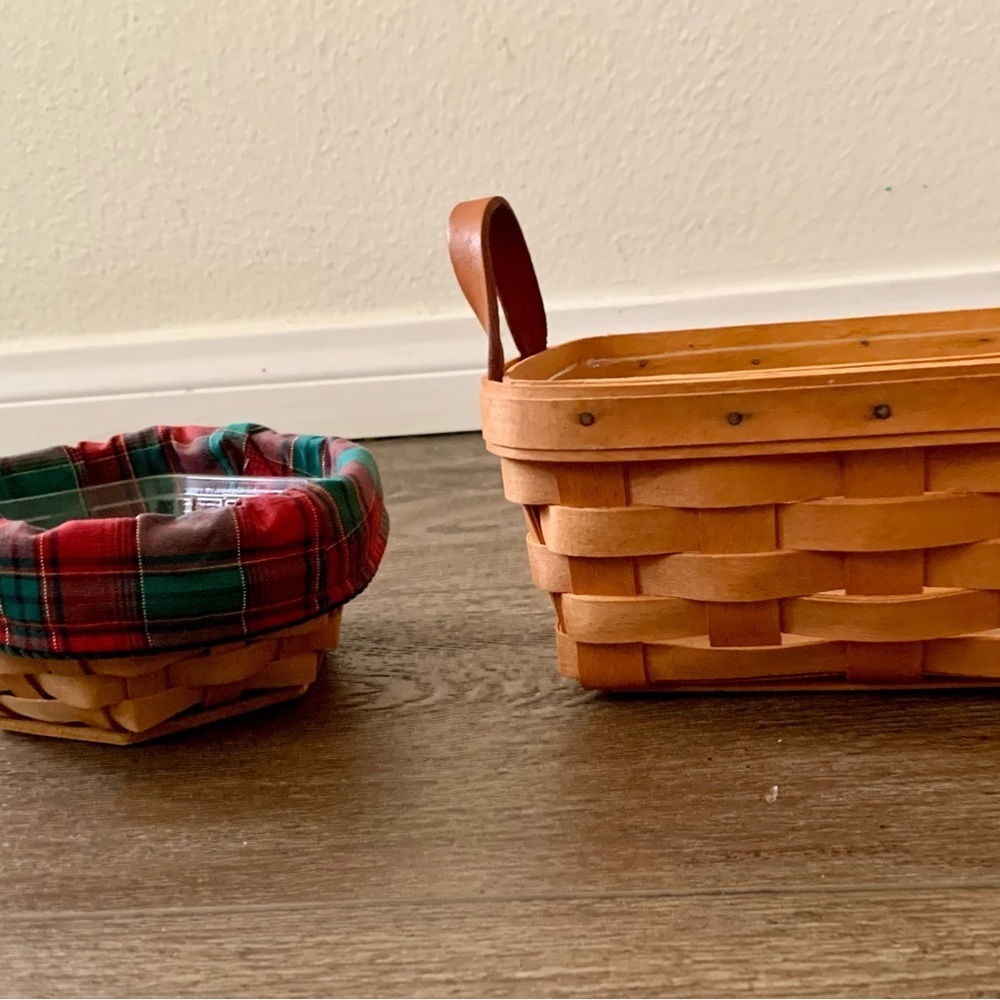 Longaberger Basket set of 2 - Picture 4 of 13